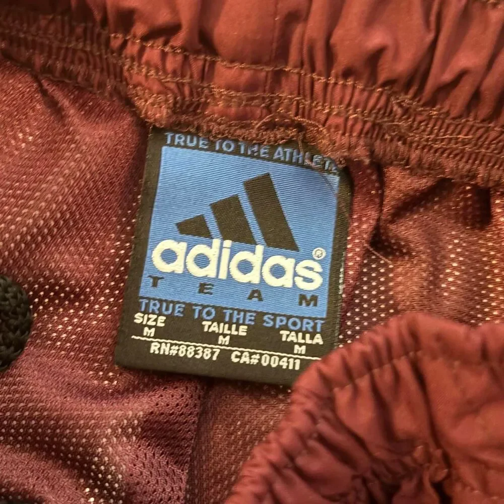 Vtg 90s Team Adidas Gortex Central Michigan track pants, like new, size medium!